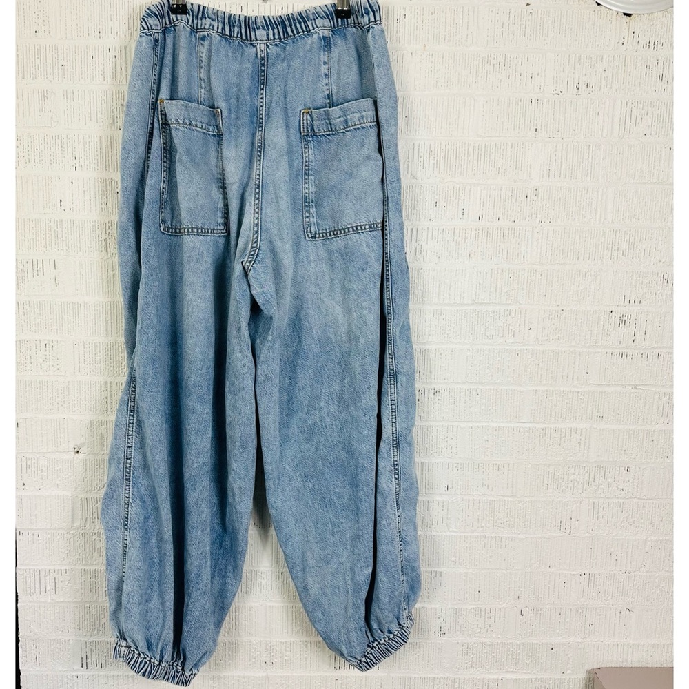 Pilcro Beachy High-Rise Parachute Jeans | Baggy Denim | Coastal Cowgirl Small - Picture 7 of 10
